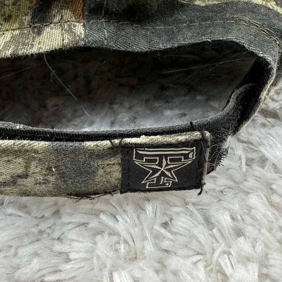 Texas A&M Aggies Hat Cap Strap Back Camo College Football Mens Mossy Oak Hunting - Picture 5 of 12